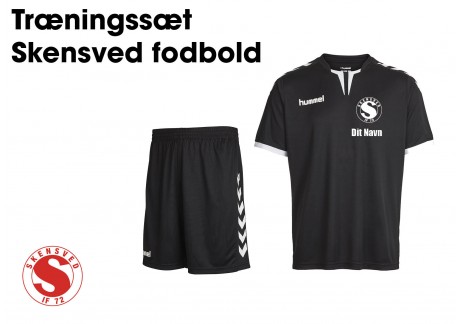 1 Skensved Fodbold Tr. bluse + shorts  03636 11083 