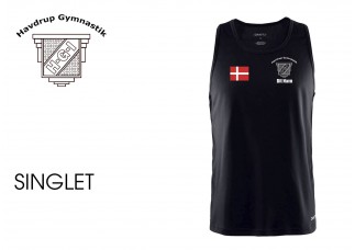 Havdrup Gym 1905160/1905164 Mand/Børn Singlet sort