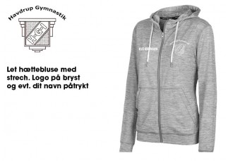 Havdrup Gym Dame hættebluse PS 4447 grå