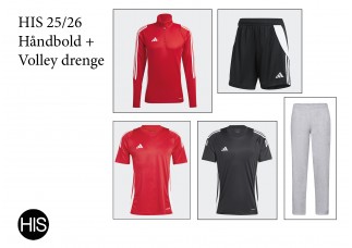 0 HIS Skoletøj HÅNDBOLDLINJEN + Volley drenge 2024/2025 01220