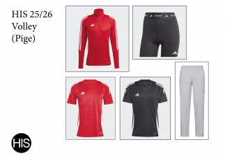 0 HIS Skoletøj Volley Piger 2024/2025 01230