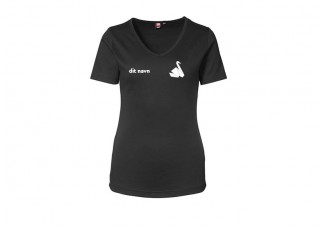 4 SE Dame bomuld SS ID506 sort