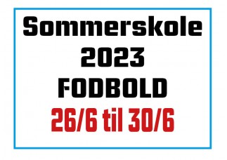 1 HFC FODBOLDSKOLE  Uge 26