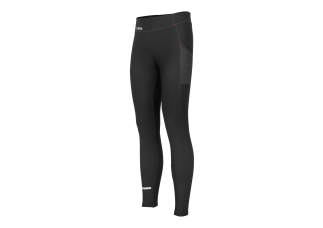 Fusion Long dame tight med lomme SORT