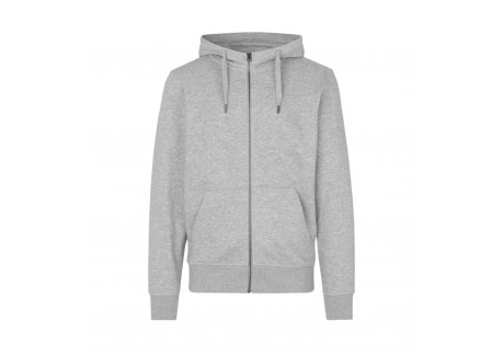 HIS Hoodie med lyn grå 0420