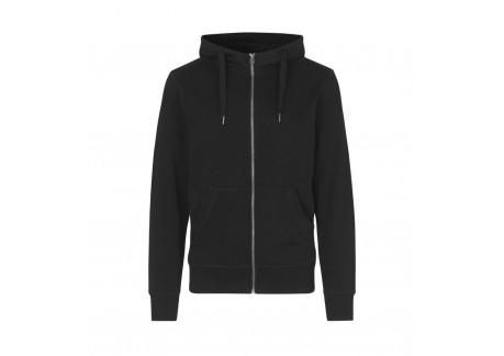 HIS Hoodie med lyn SORT 0420