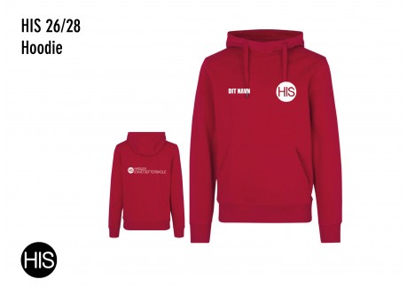 11 HIS Hoodie Rød 2026 2028