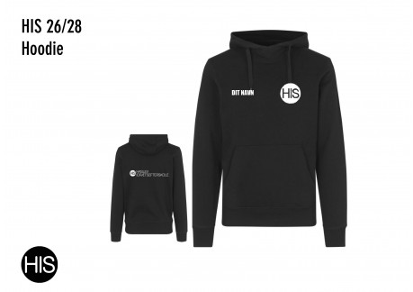 11 HIS Hoodie Sort 2026 2028