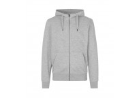 HIS Hoodie med lyn grå 0420