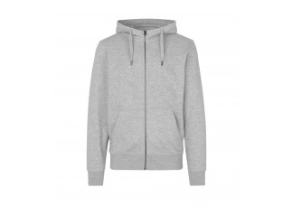 HIS Hoodie med lyn grå 0420