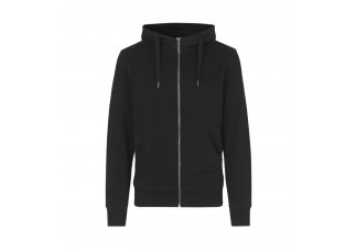 HIS Hoodie med lyn SORT 0420