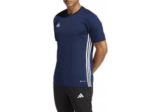 HIS leder T-shirt navy 0170