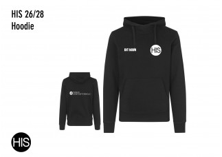 11 HIS Hoodie Sort 2026 2028